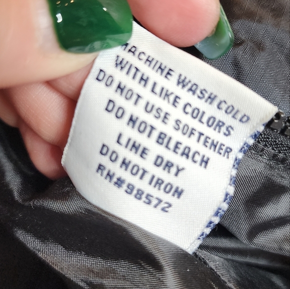 Double Down Black Down Puffer Coat Size Large Steve & Barry's - Picture 15 of 16